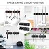 Wall Mount Mop and Broom Holder, HOMEASY Heavy Duty Stainless