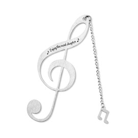 Music Gifts for Students from Teachers Musical Note Bookmark Music Lover Composer Gifts for Women Men Musician Birthday Retirement Graduation Gift Reading Book Lover Christmas Gift for Guitar Players