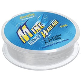 Fish Line Fishing Wire Nylon Thread Clear fishing Wire Clear Wire for Hanging Fishing Wire Strong Clear String for Hanging decorations (blue 2.5)