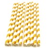 Paper Straws 100pcs Biodegradable Recyclable Drinking Straws for Party Birthday