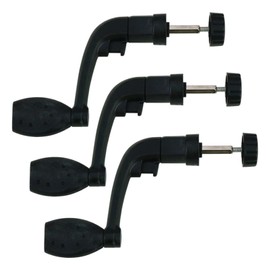 HKYLRAT 3Pcs Universal Plastic Power Handle Fishing Reels Crank Rock Arm Fishing Reels Handle for Fishing Handle Replacement Parts Fishing Supplies