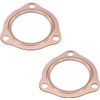 SHLPDFM 2 x 3 Inch 3-Hole Exhaust Gasket Exhaust Manifold