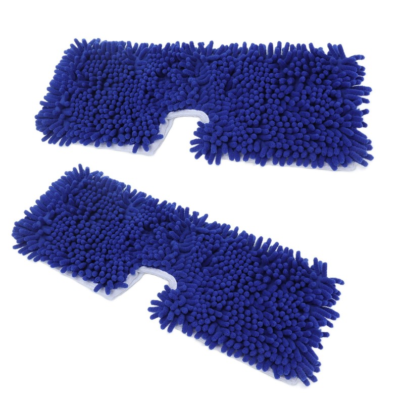 2PCS Mop Head Pad Microfiber Mop Replacement Pad Washable Reusable