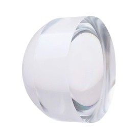 Kuppellupe Briefbeschwerer Lupe Hemisphärische Dome Lupe 6X 80mm Transparent Bildschirmlupe Sphärisch Leselupe Spiegel Runde Dekolupe für Arbeit, Briefmarken, Zeitungen, Senioren