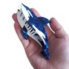 Novelty Blue Tiger Whale Claw Clip,Funny Acetate Claw Clip for