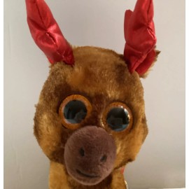 Ty MAPLE Moose Beanie Boo - 6” NEW