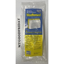 AC Safe Window Air Conditioner Weather Seal Plastic White AC-401