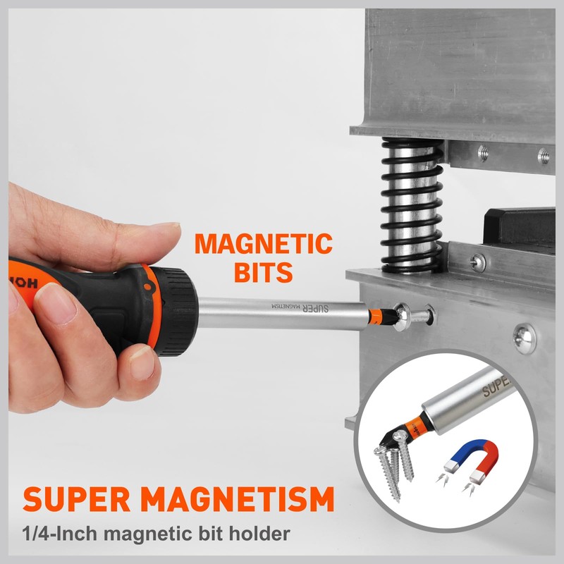 Multi 14-in-1 Magnetic Adjustable Screwdriver: Mini Hand Screwdrivers Set with