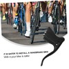 Kisangel 1pair Aluminum Alloy Bike Brake Levers for Bent Handlebars