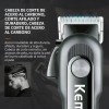 Kit Máquinas Cortadoras de Pelo Kemei Profesional con Display Digital