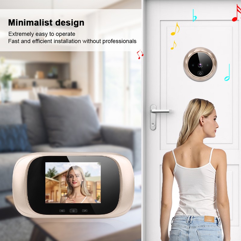 2.8in TFT LCD Visual Door Viewer IR Night Vision Cyclic