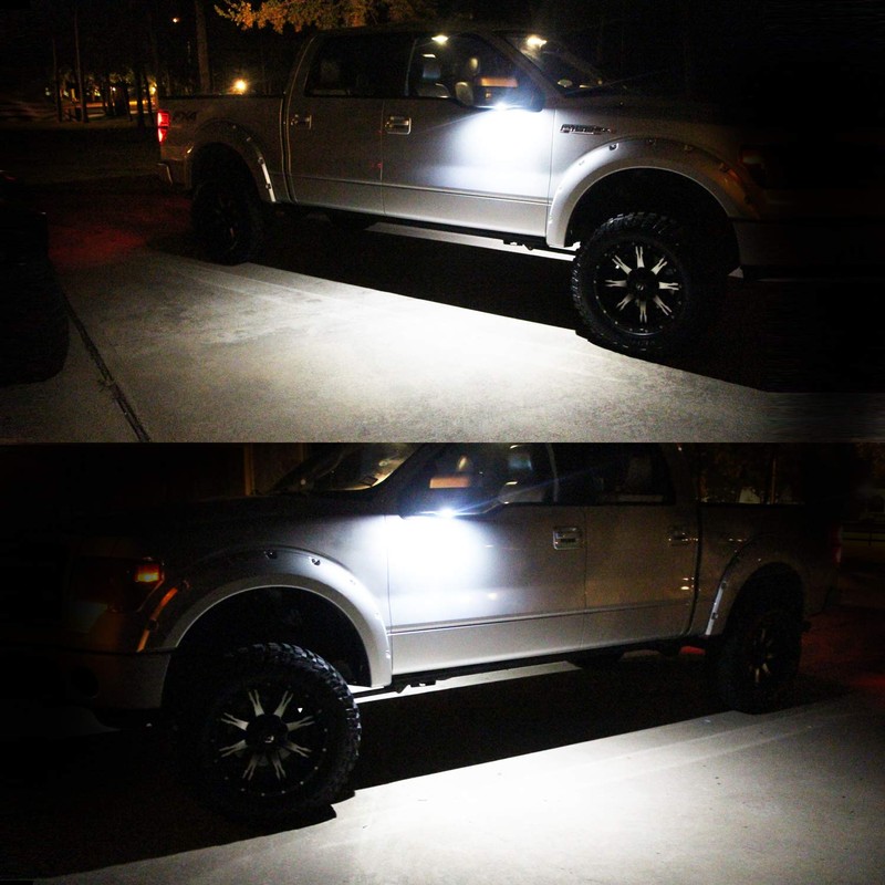 RUXIFEY Side Mirror Puddle Light LED Lamp Compatible with Ford