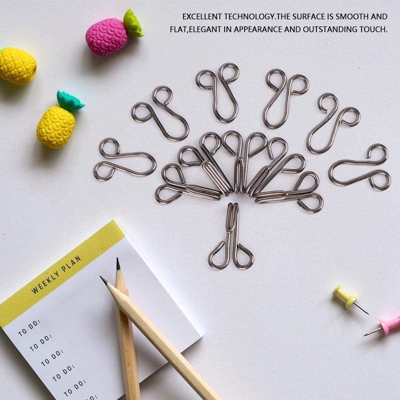 Pack of 10 Sewing Hooks and Eye Closure, Replacement for