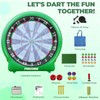 Inflatable 6ft Giant Dartboard, Golf Darts Kick Darts, Soccer &