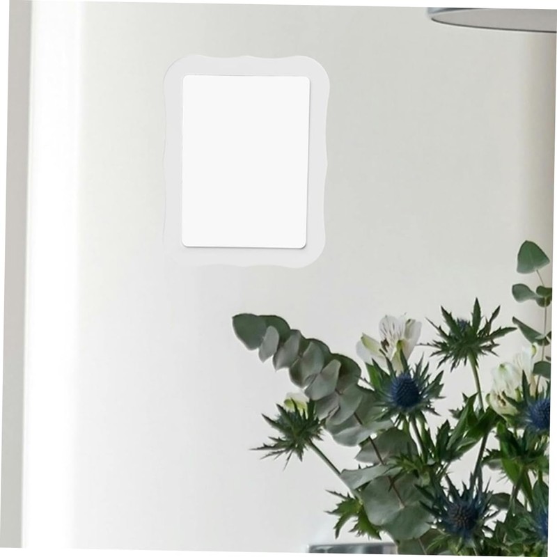 GRIRIW 2pcs Magnetic Locker Mirrors Compact Makeup Mirrors for Office