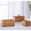 Sizikato Bamboo Wood Sugar Packet Holder Tea Bag Holder with