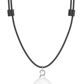 Plaud NotePin Nylon Collar Adjustable 8-15" with Alloy Safety Hook Accessory for NotePin AI Voice Recorder (Black)