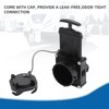 GLOBIZ Short Bayonet Hook Twist-On Waste Valve RV Gate Valve