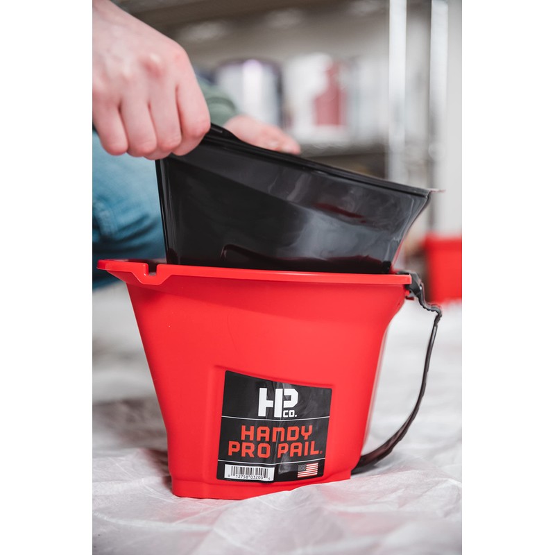 Handy Paint Pro Pail, Holds 1/2 Gallon of Paint or