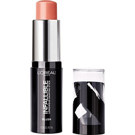 Oreal Paris Makeup Infallible Longwear Blush Shaping Stick 24hr Wear Buildable Cream Cheeky Dimension