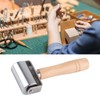 DIY Leather Handwork Smoother 35mm Leather Roller Tool Leathercraft Edge