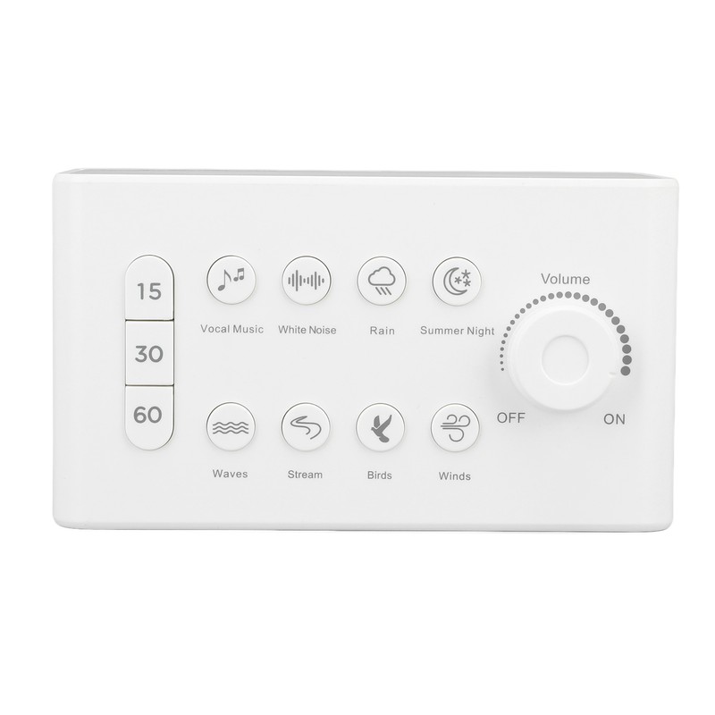 S16 White Noise Machine USB Rechargeable Portable Sound Machine with