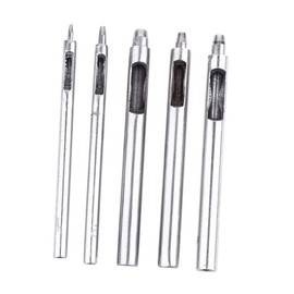 SHINEOFI 1 Set Leather Hollow Round Punch Tool Durable Belt Puncher for Leather and Vinyl Crafts for Hobbies and Home Repairs