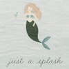 X&O Paper Goods Blue 'Just a Splash' Mermaid Beverage and
