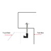 MSCRP Aluminum Mounting Clamps for Pickup Truck Tool Box Mount