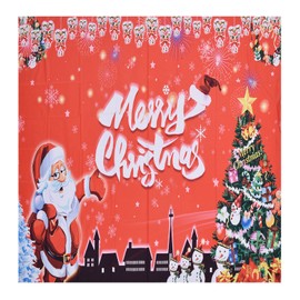 Polyester Fiber Tapestry Santa Claus Pattern Hanging Carpet Home Bedroom Dormitory Theme Party Decoration200x150cm / 78.7x59.1in