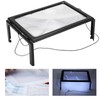 A4 Size Reading Magnifying Glass with LED Light and Stand