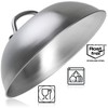 com-four® 2 x Burger Bells Made of 304 Stainless Steel