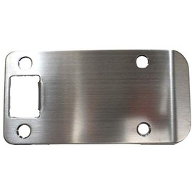 Don-Jo EL104-630 RC 4 1/2" Overall Extended Lip Strike Plate in Stainless Steel