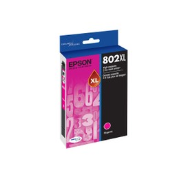 EPSON T802 DURABrite Ultra -Ink High Capacity Magenta -Cartridge (T802XL320-S) for select Epson WorkForce Pro Printers
