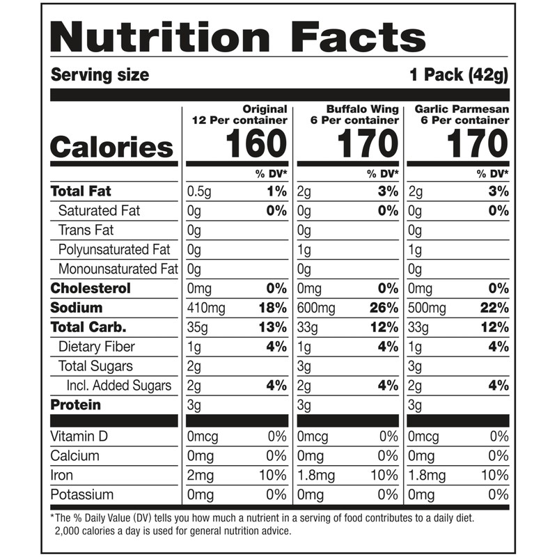 Snack Factory Pretzel Crisps Variety Pack, Individual 1.5 Ounce (Pack