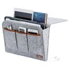 Zafit Bedside Caddy, 6 Pockets Large Size Bedside Storage Organizer