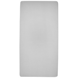 Meyco Baby Fitted Sheet Cot Bed Plain Light Grey 60 x 120 cm Single Pack