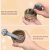 PCYIS 2-Piece Cat Food Spoon & Cat Food Spatula–Silicone Cat