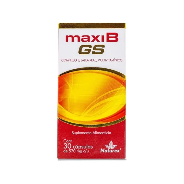 Maxi B Gs Naturex (complejo B, Multivitaminico) C/30 Caps