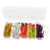 Fishing Soft Lures Set, 5.5cm Fishing Tackle 3.5g Jig Heads