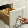2 Pcs Aluminium Alloy Flip Handle Hidden Door Pull Handles