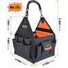 WELKINLAND 40-Pockets Tool tote, 25L Tote tool bag, Tech tools