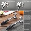 AIMALL Double-Sided Meat Tenderizer Mallet with 16 Large and 36