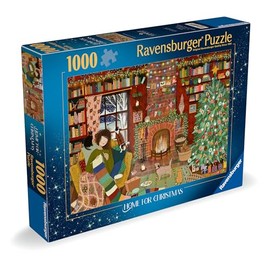 Ravensburger Home for Christmas 1000 piece Jigsaw Puzzle for Adults and Kids Age 12 and Up