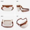 LOVEVOOK Fanny Packs for Women Cross Body, Vegan Leather Belt