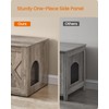 Feandrea Cat Litter Box Enclosure, Litter Box Furniture Hidden, Indoor