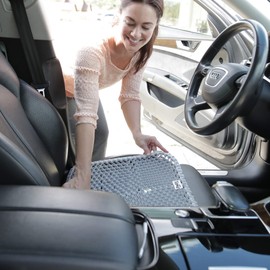 GelPro PAD-IT 3D Eva Foam Seat Cushion for Office, Automotive or Sports Activities, 17.5x17.5, Grey