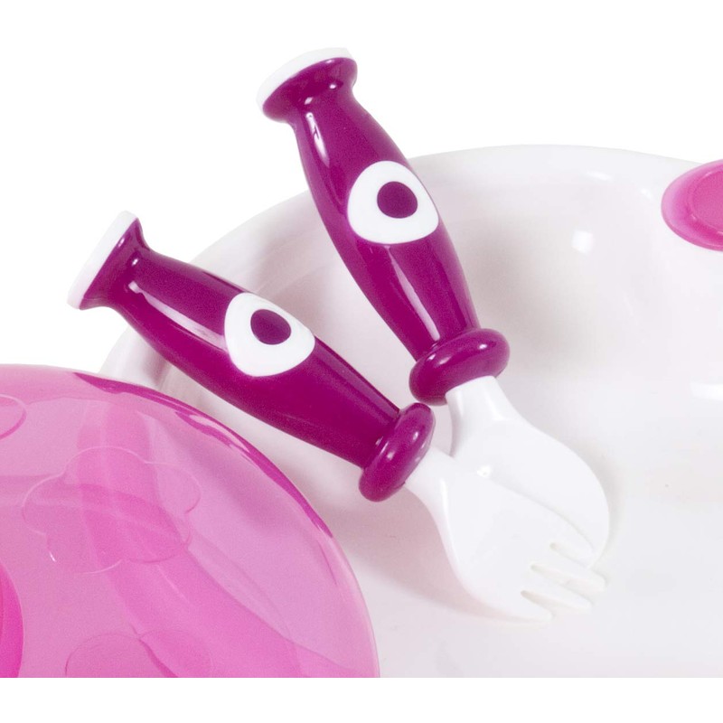 Bieco Keep Warm Tableware Set 3 Pieces pink