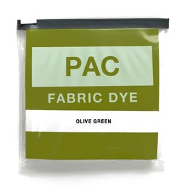 PAC FABRIC DYE Textile Dye Col.23 Olive Green with Color Fixative