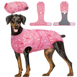 Kuoser Dog Bodysuit After Op, Surgical Body Dog Cat Bodysuit, Dog Bodysuit After Castration Male, Breathable Dog Body After Surgery, E-Collar Alternative After Dog Body Surgery, Anti-Wound Licking